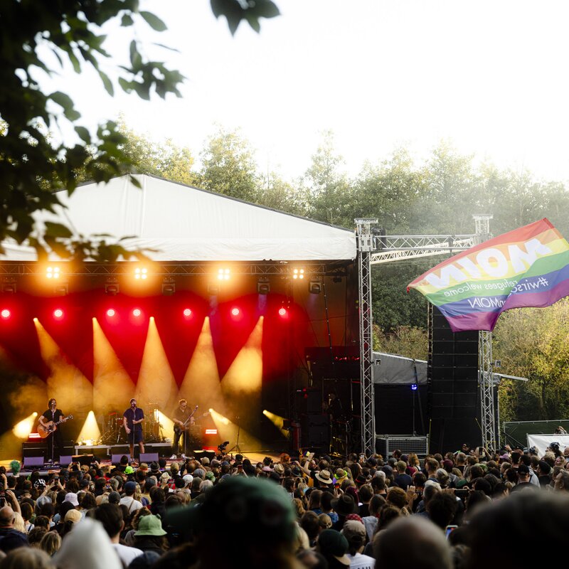 Foto vom Auftritt der Band Selig beim Demokratie-Festival „Jamel rockt den Förster“. | © Andreas Hornoff