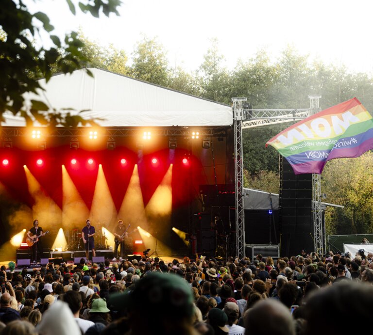 Foto vom Auftritt der Band Selig beim Demokratie-Festival „Jamel rockt den Förster“. | © Andreas Hornoff