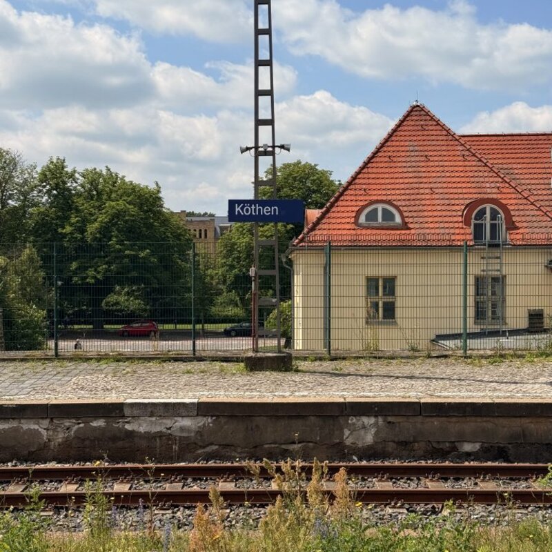 Der Bahnhof von Köthen | © akh|EF