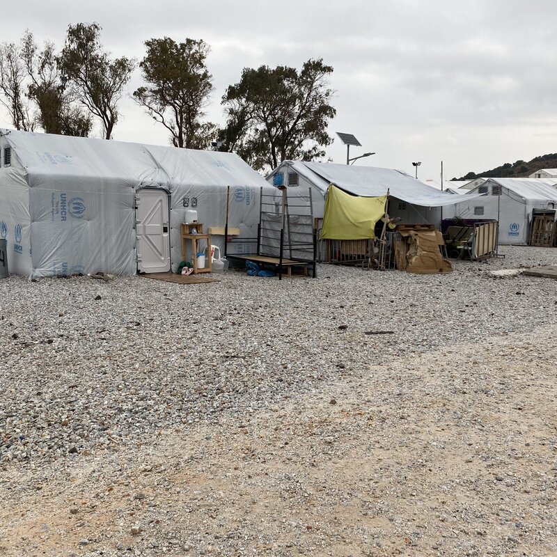 Das Lager Moria II auf der griechischen Insel Lesbos. | © Foto: Guro Kulset Merakerås