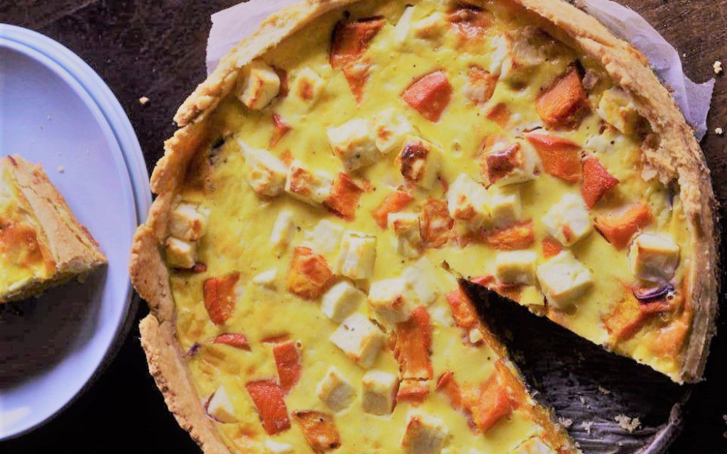 Saftige Kurbisquiche Mit Fetakase Edition F